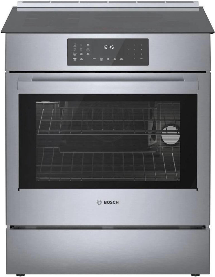 Bosch Benchmark Series 30 Inch SS 4 Elements Slide-In Induction Range HIIP057U