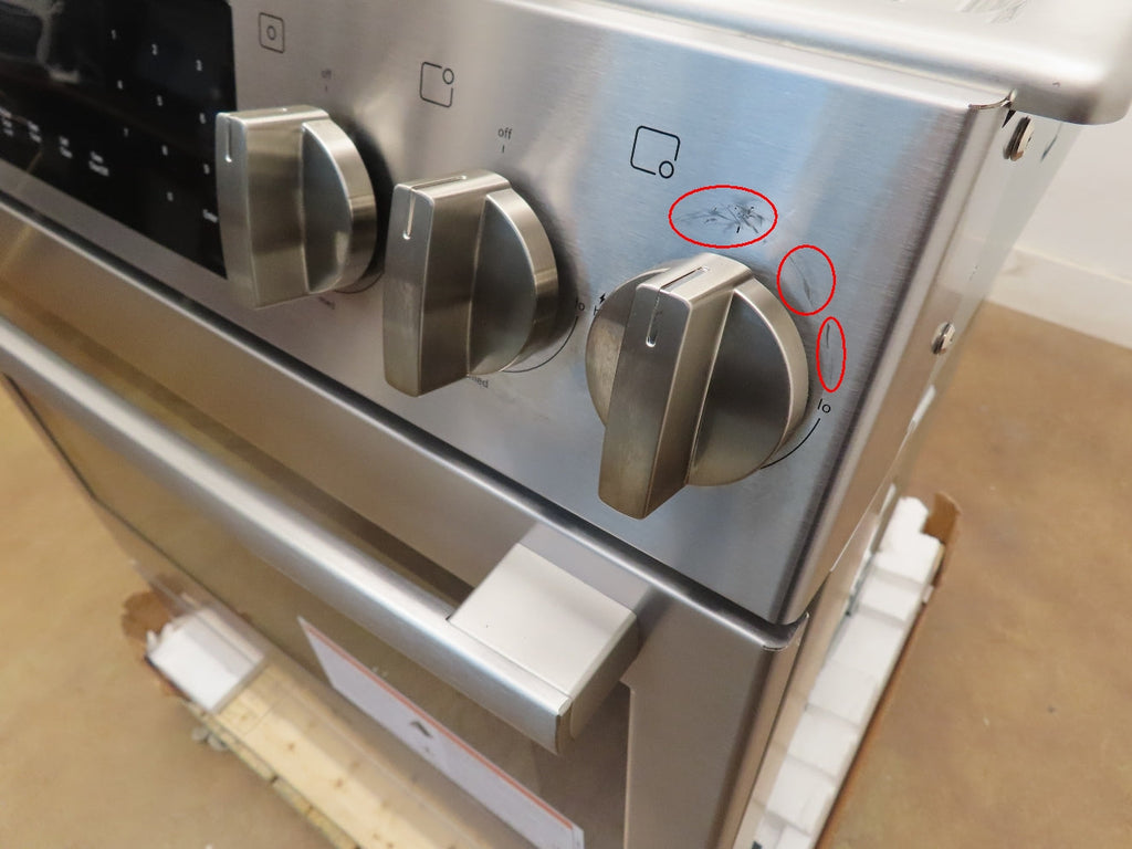 Bosch 800 Series HDI8056U 30" Slide-In Dual Fuel Range Full Warranty Images