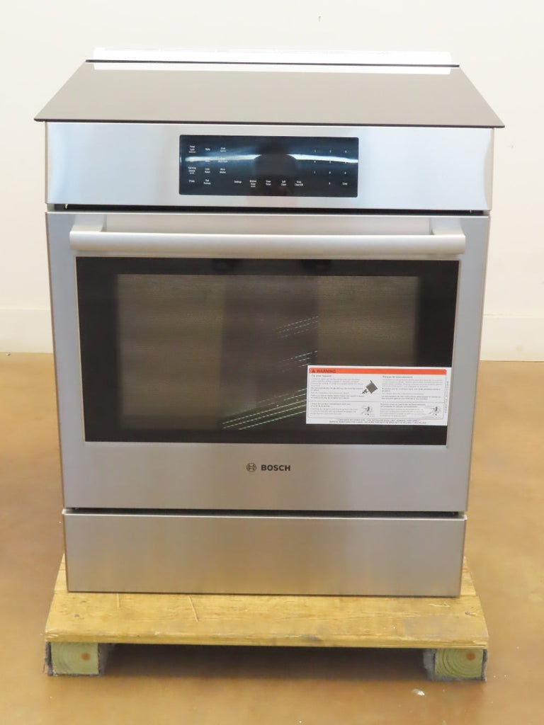 Bosch 800 Series HII8057U 30" Stainless Slide-In Induction Range Full Warranty