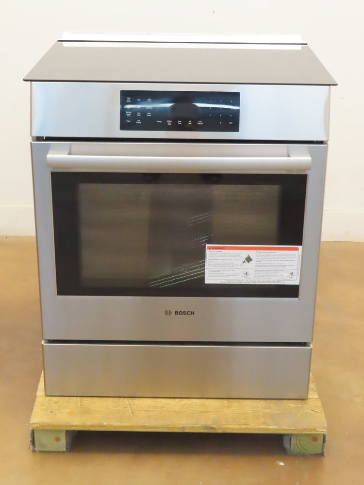 Bosch 800 Series HII8057U 30" Stainless Slide-In Induction Range Full Warranty