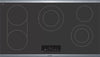 Bosch 800 Series 36 Inch 5 Elements Bridge Element Electric Cooktop NET8669SUC