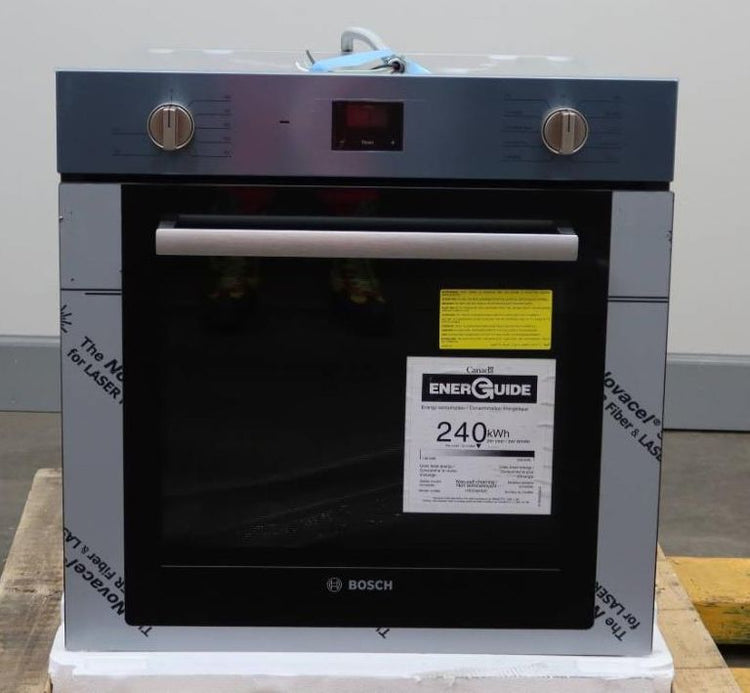 Bosch 500 Series 24" SS 2.8 Cu.Ft Single Convection Electric Wall Oven HBE5453UC