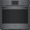 NIB Bosch 500 Series 30" Black Stainless Single Electric Wall Oven HBL5344UC
