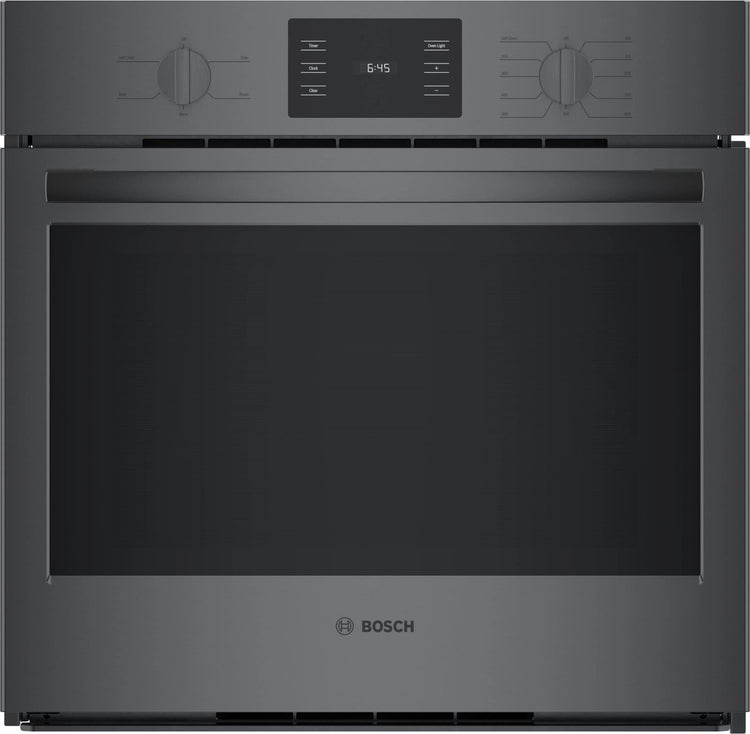 NIB Bosch 500 Series HBL5344UC 30" Black Stainless Single Electric Wall Oven