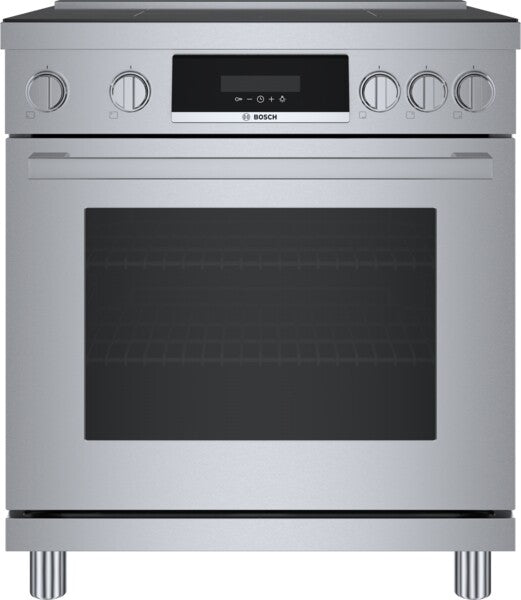 Bosch 800 Series HIS8055U 30" Freestanding Induction Electric Stainless S. Range