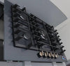 Bosch Benchmark Series 30" 5 Sealed Burners Gray glass Gas Cooktop NGMP077UC
