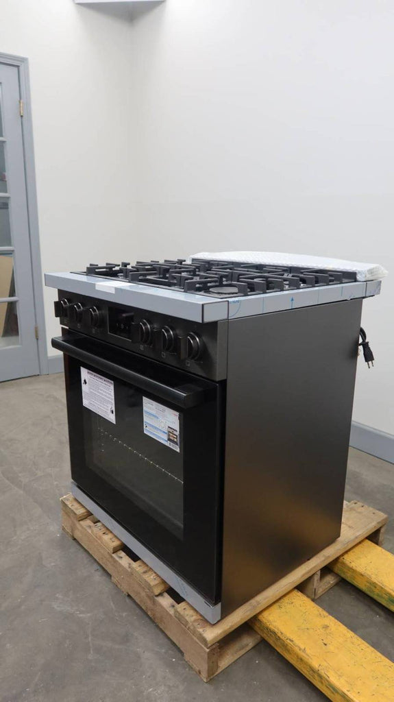 Bosch 800 Serie 30" BLK Stainless 5 Sealed Burners 3.6 cu.ft Gas Range HGS8045UC