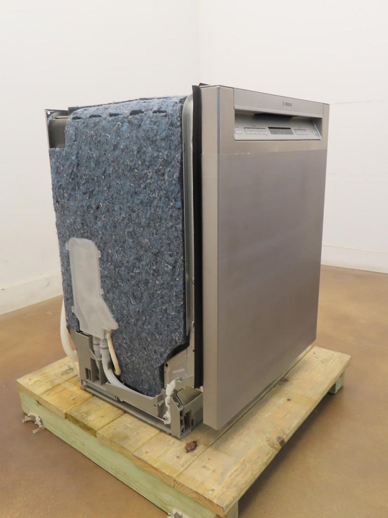 Bosch 300 Series SHEM63W55N 24" SS 44 dbA Infolight Full Console Dishwasher Pics