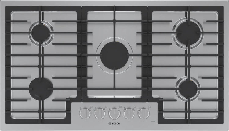Bosch 500 Series NGM5658UC 36 Inch Gas Cooktop with 5 Sealed Burners