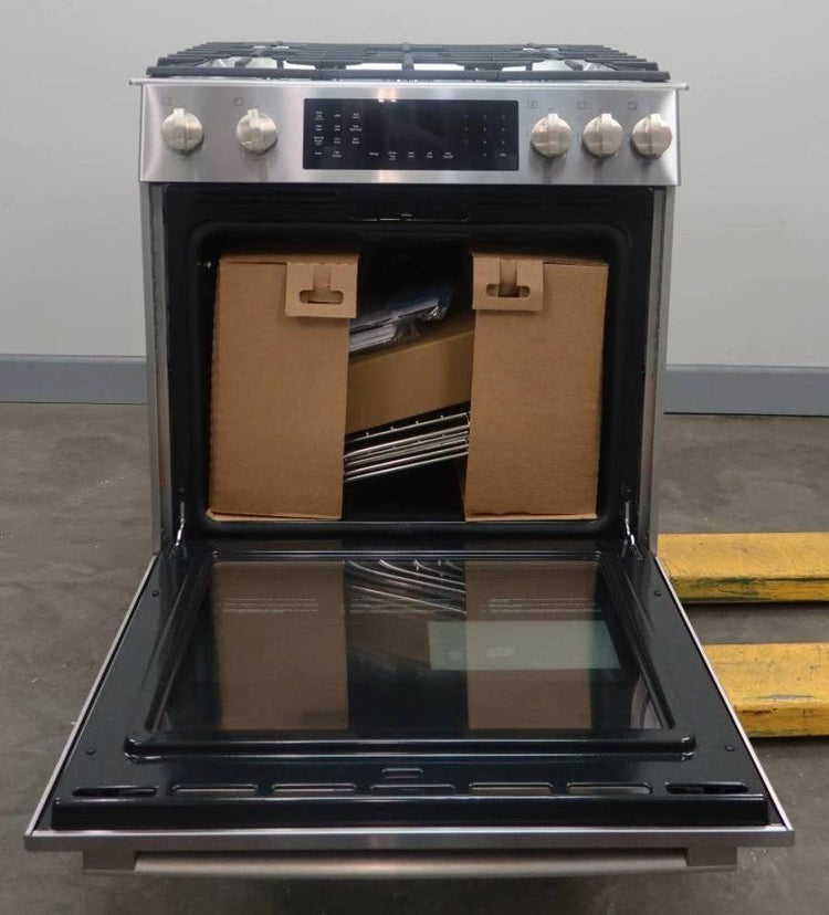 Bosch 30" 4.6 cu.ft 5 Burners Slide-In Dual Fuel Benchmark Series Range HDIP056U