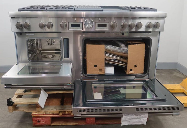 Thermador Pro Grand 60" Star Burner Smart Pro-Style Dual Fuel Range PRD606WCSG