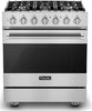 Viking 3 Series 30" 5Burners Freestanding Dual Fuel Range RVDR33025BSS 2025Model