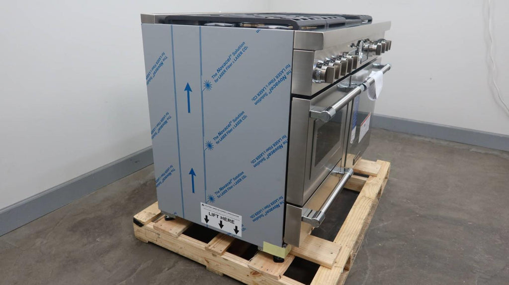 Thermador 48" Pro Grand Stainless Steel Home Connect Dual Fuel Range PRD48WDSGU