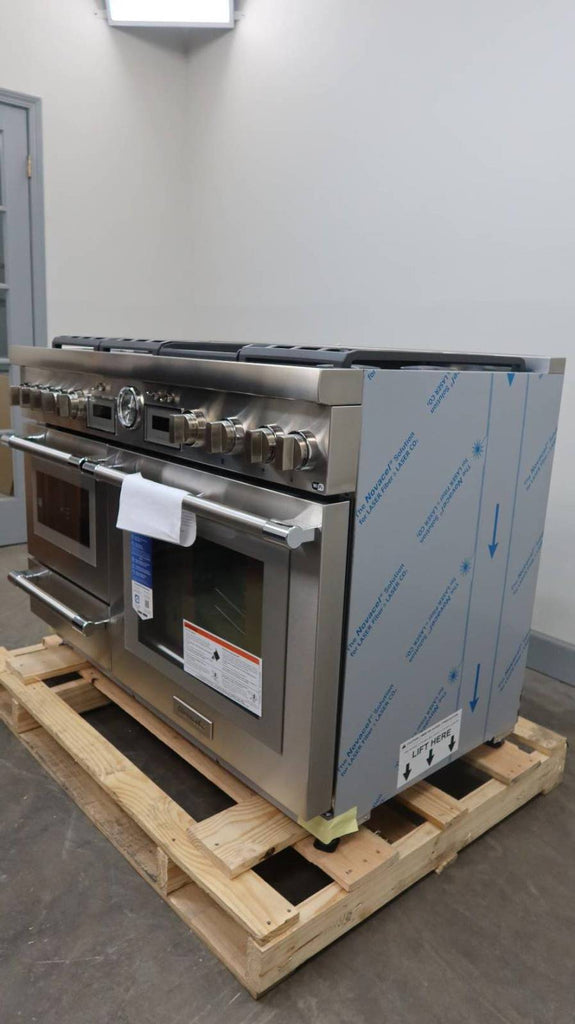 Thermador 48" Pro Grand Stainless Steel Home Connect Dual Fuel Range PRD48WDSGU
