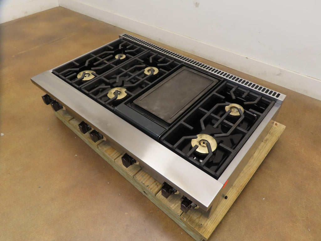 Viking 7 Series VRT7486GSS 48" Gas Rangetop 6 Viking Elevation Burners 2021Model