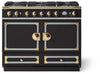 La Cornue CornuFe 110 C1NF 43" Matte Black Freestanding Dual Fuel Range 5 Burner