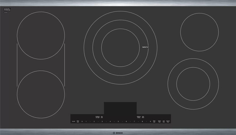 Bosch Benchmark Series 36" Ceramic 5 Elements Electric Cooktop NETP669SUC