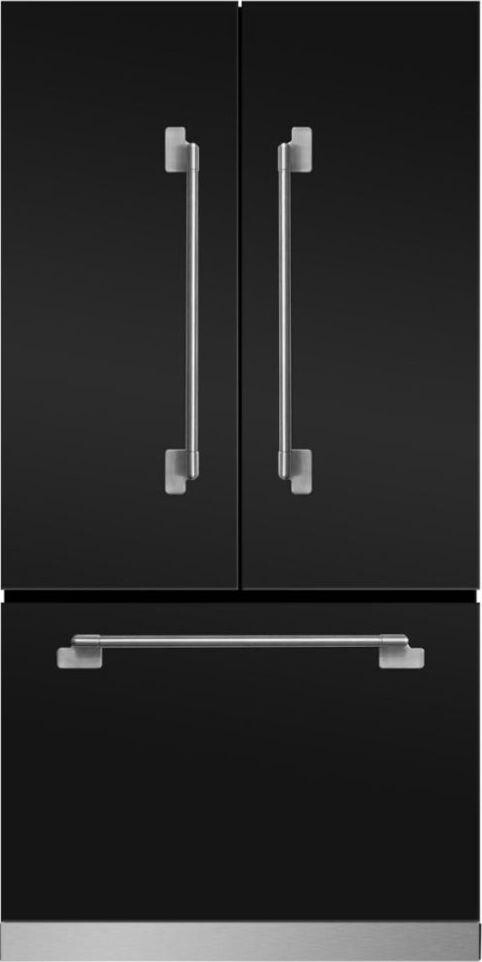 AGA Elise MELFDR23BLK 36" Counter Depth French Door Gloss Black Refrigerator