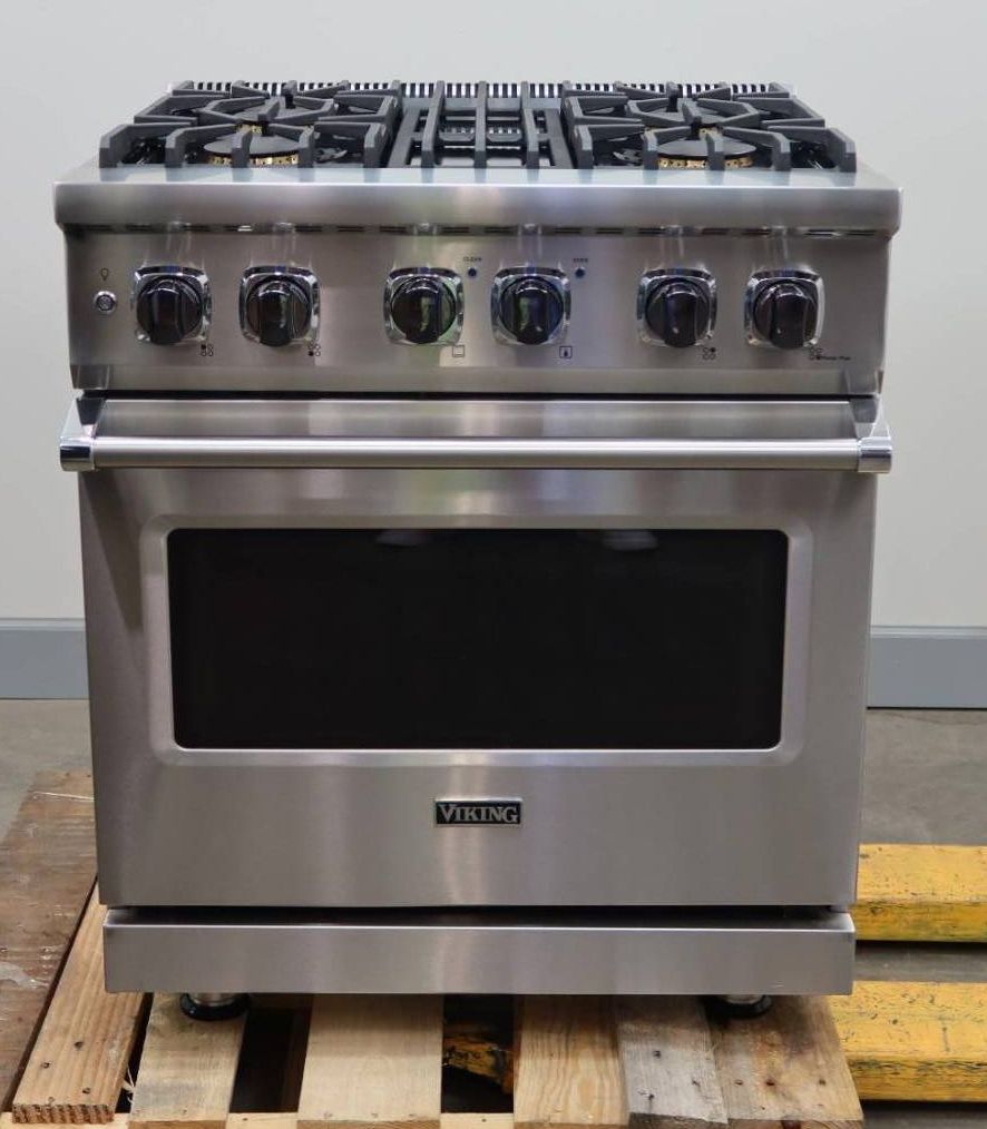 Viking Professional 5 Series 30" Dual Fuel Range VDR5304BSS 2021 Model S Steel