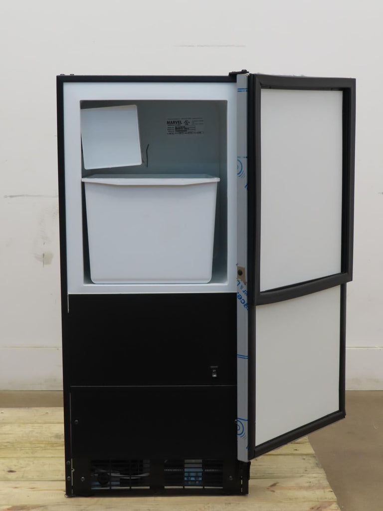 Marvel ML15CRS1XS 15" Crescent Stainless Steel Ice Maker with 25 lbs of Ice