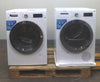 Bosch White 800 Series Front Load Washer+Dryer Set WAW285H2UC / WTG865H4UC