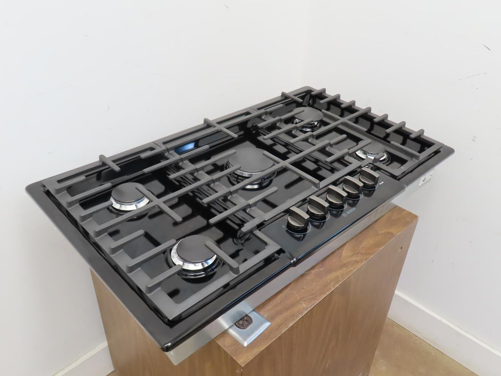 Bosch 800 Series NGM8646UC 36" Black 5 Burners Gas Cooktop Full Warranty Perfect