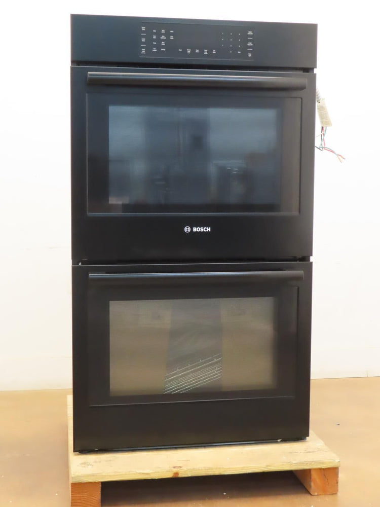 Bosch 800 Series HBL8661UC 30" Black 12 Modes EcoClean Double Electric Wall Oven