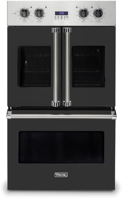 Viking 7 Series VDOF7301CS 30" Cast Black Double Electric Wall Oven 2022 Model