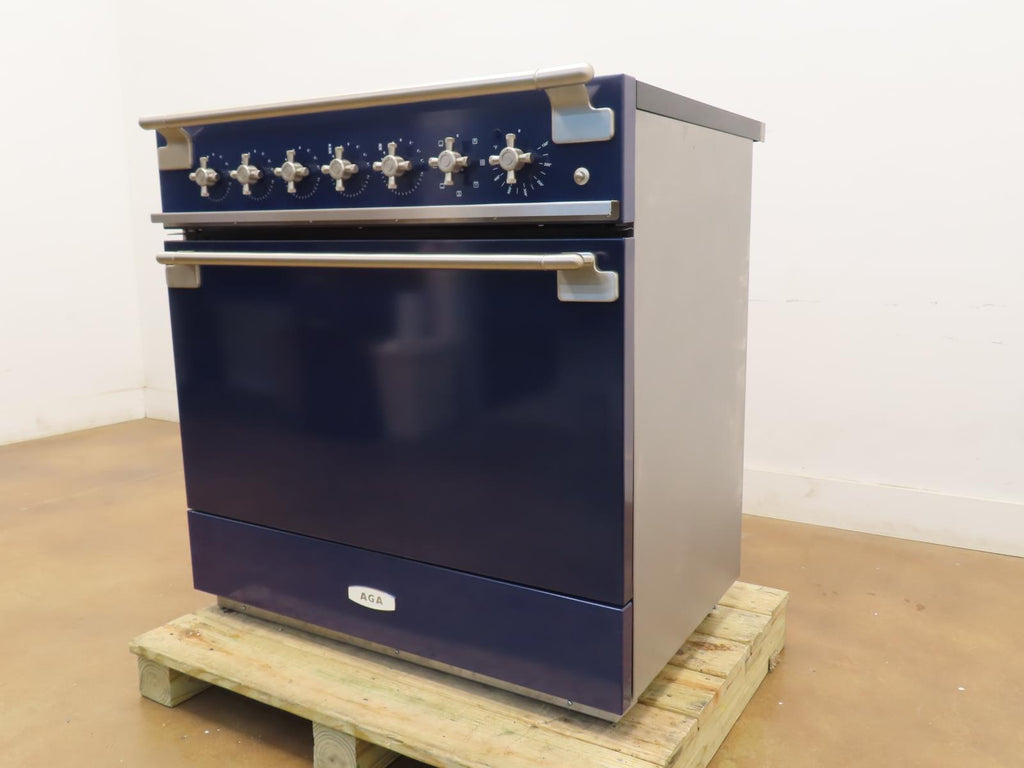 AGA AEL361INSKY Elise Series 36" Freestand Electric Induction Midnight Sky Range