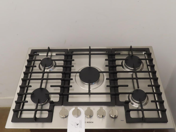 Bosch 500 Series NGM5058UC Stainless 30" Gas Cooktop Full Manufacturer Warranty