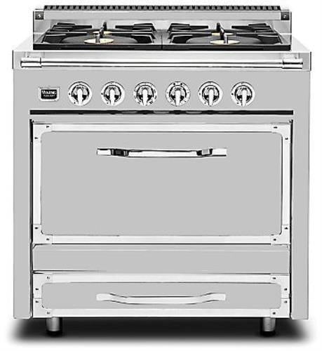 Viking Tuscany Series TVDR3602GSS 36" Pro-Style Stainless Steel Dual Fuel Range