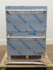 Lynx LM24DWR 24" Two Door Outdoor Stainless Refrigerator with Blue LED Lighting
