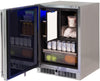 Lynx LM24REFCL 24" Outdoor Refrigerator with Adjustable Shelves BlueLED Lighting