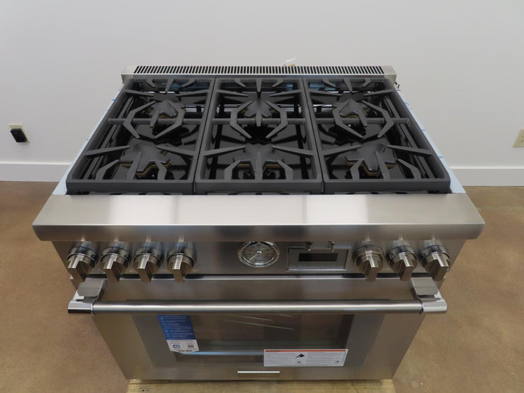 Thermador Pro Grand Professi. Series PRD366WGU 36" Dual Fuel Range Full Warranty