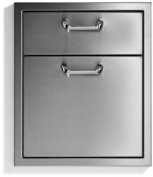 Lynx Professional Grill Series LDW19 19 Inch Stainless Steel Double Drawers