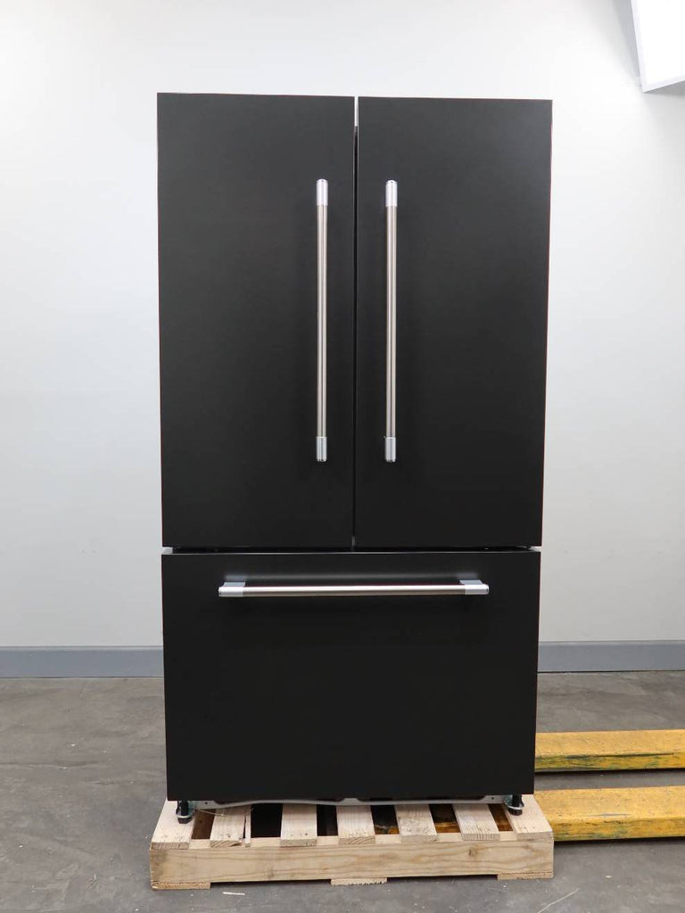 AGA Mercury 36" Matte Black Counter Depth French Door Refrigerator MMCFDR23MBL