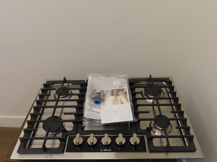 Bosch Benchmark Series NGMP058UC 30" SS 5 Sealed Burners OptiSim Gas Cooktop