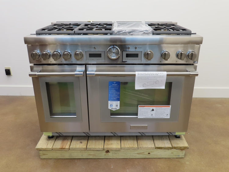Thermador Pro Grand PRG486WDG 48" 6 Sealed Star Burners Pro-Style Gas Range