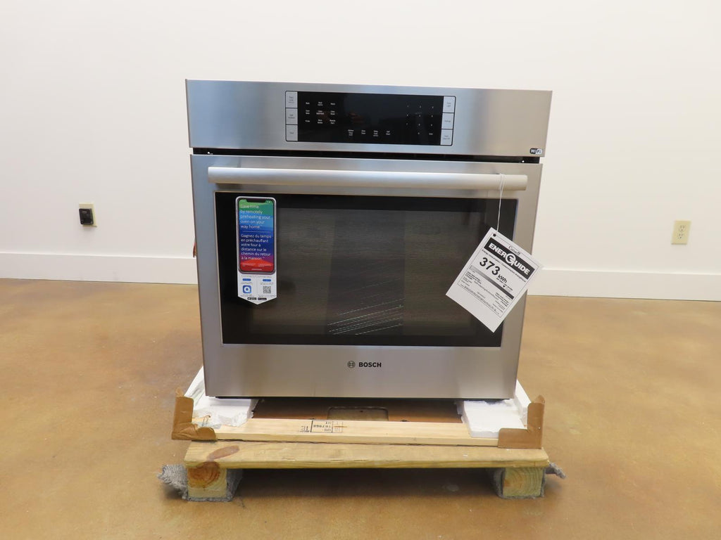 Bosch 800 Series HBL8453UC 30" Smart Single Electric Wall Oven Stainless Steel
