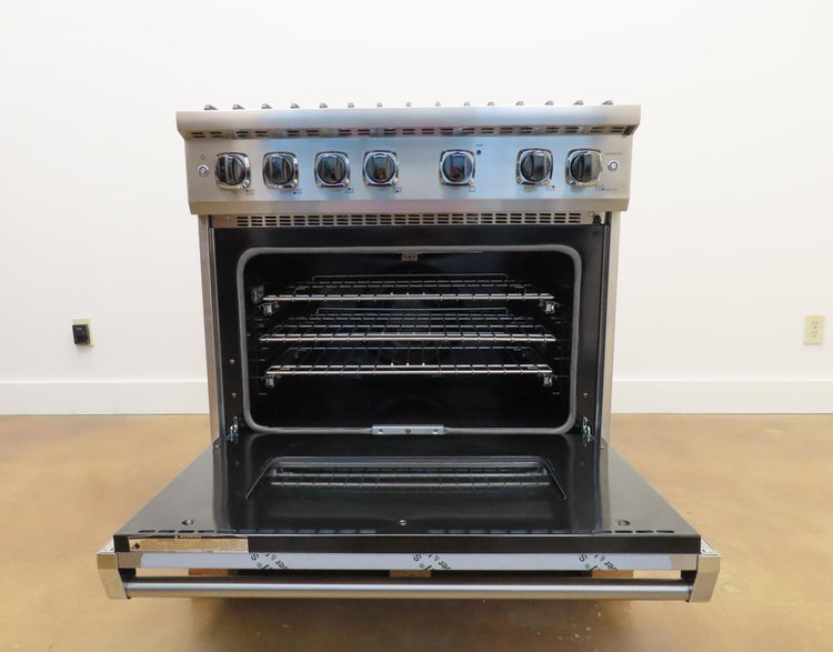 Viking 5 Series VGR5366BSSLP 36" Pro-Style Gas Range Stainless Steel 2022 Model