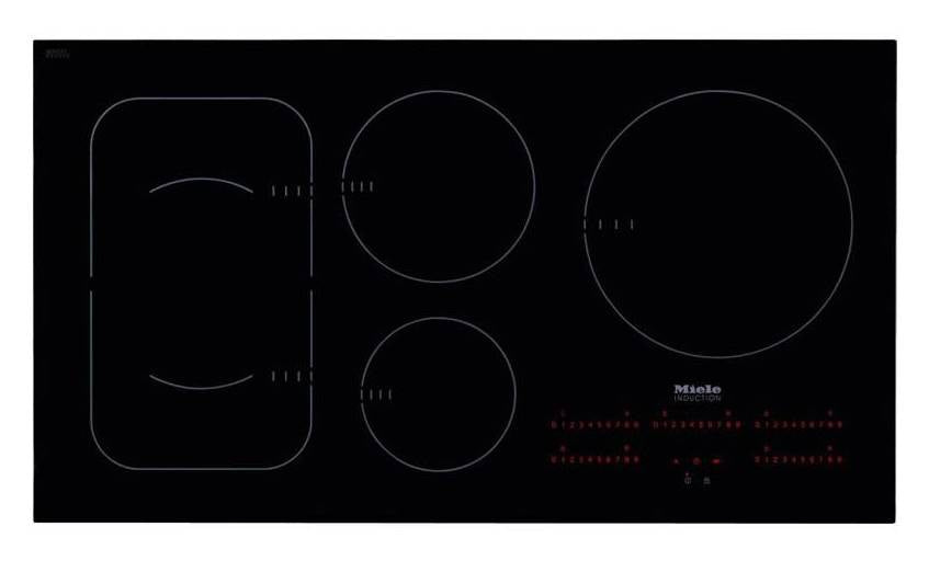 Miele 36" Flush Mounting PowerFlex Induction 5 Cooking Zones Cooktop KM6375