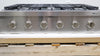 Bosch 36" 6 Sealed Burners Gas Slide-In 800 Series Stainless Rangetop RGM8658UC