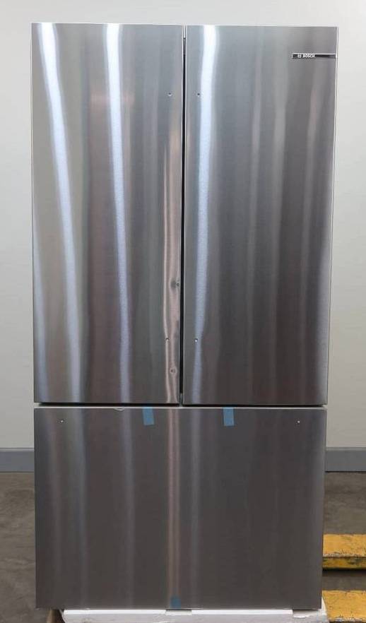 Bosch 800 Series 36" LED 21 cu.ft. Smart French Door SS Refrigerator B36CT80SNS