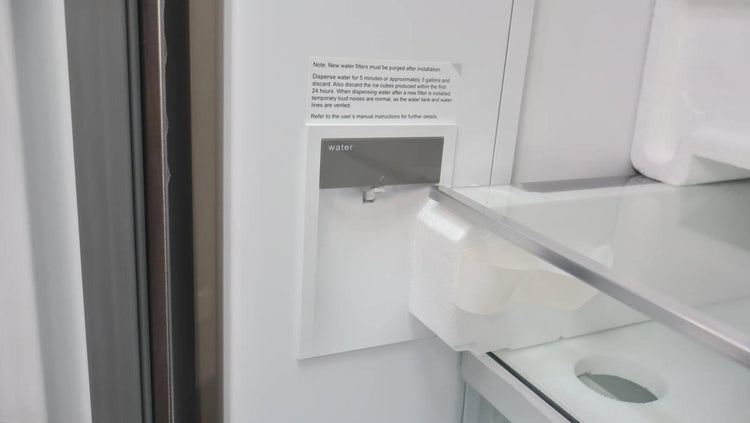 Bosch 36" LED 21 cu.ft. Smart French Door SS 800 Series Refrigerator B36CT80SNS