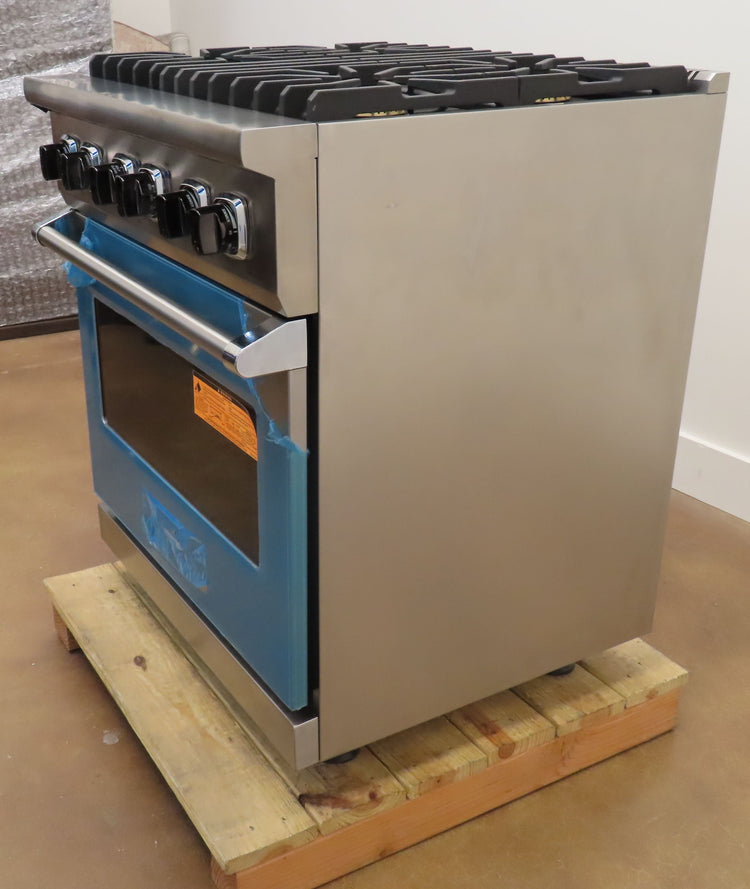 Viking Professional 5 Series VDR5304BSS 30" Stainless Dual Fuel Range 2020Model