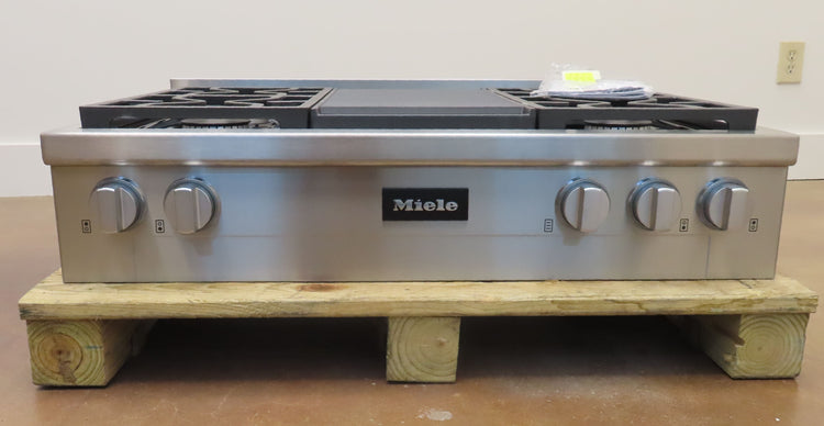 Miele KMR1135-3GGR 36 Inch Gas Rangetop with 4 Sealed Burners Full Warranty