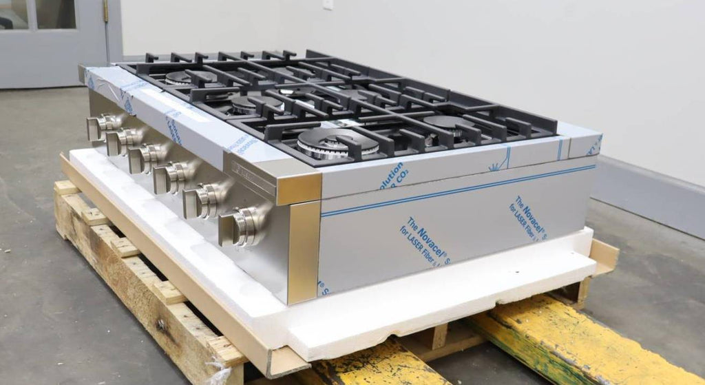 Bosch 800 Series 36" 6 Sealed Burners Gas Slide-In Stainless Cooktop RGM8658UC (4)