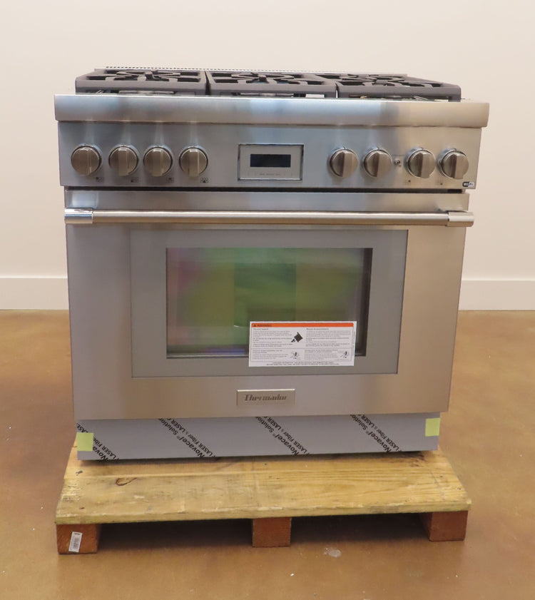 Thermador Pro Harmony Professional Series PRG366WH 36" ProStyle NaturalGas Range