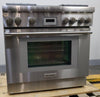 Thermador 36" Freestanding Pro Harmony Professional Series Gas Range PRG364WDH