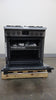 Bosch 800 Series 30" BLK Stainless 5 Sealed Burners Dual Fuel Range HDS8045U